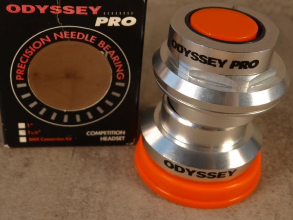 Odyssey Pro 1 Gewindesteuersatz "Silber" 1 1/8 NOS