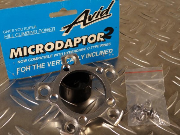 Avid Microdaptor 2 Kettenblatt Adapter "Silber"