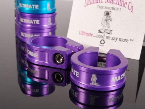 Ultimate Machine Sattelklemme 1 1/4 Zoll "Purple" NOS